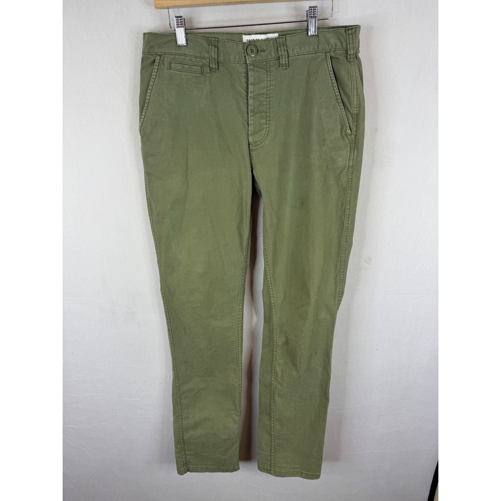 Deus Ex Machina Floyd Stretch Pant Olive Green Mens 32X32 DMP64889 Slim Chino